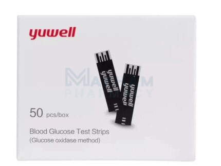 Yuwell blood glucose test strips blister pack