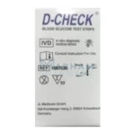 D-Check Blood Glucose Test Strips Uses