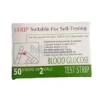 CC Blood Glucose Test Strips Back Cover