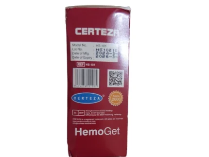 Certeza hemoglobin test strips